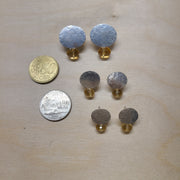 Citrine briolet earrings
