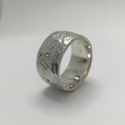 Sterling Silver Band with 13 Studs