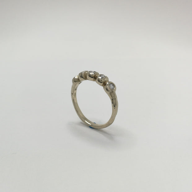 5 Diamond wedding ring